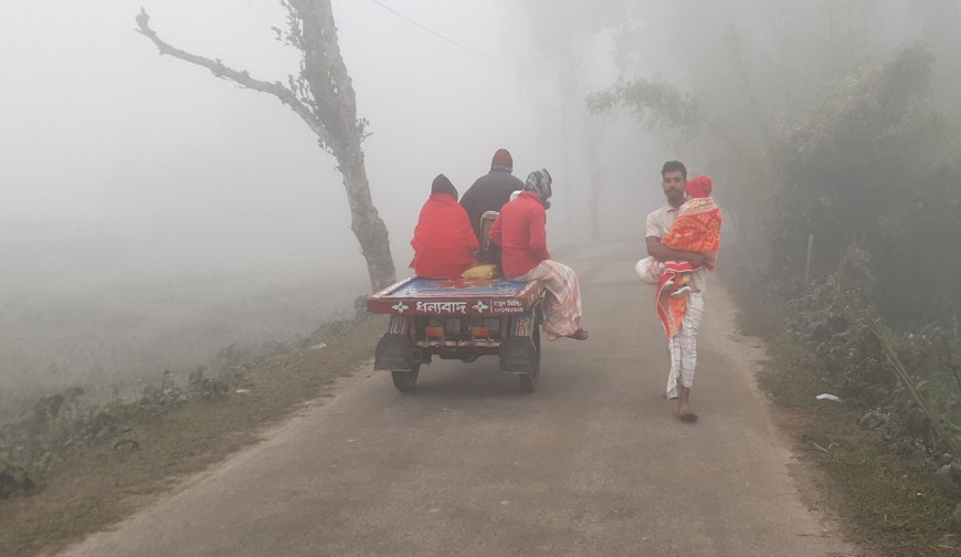 ১২ ডিগ্রিতে নামলো পঞ্চগড়ের তাপমাত্রা