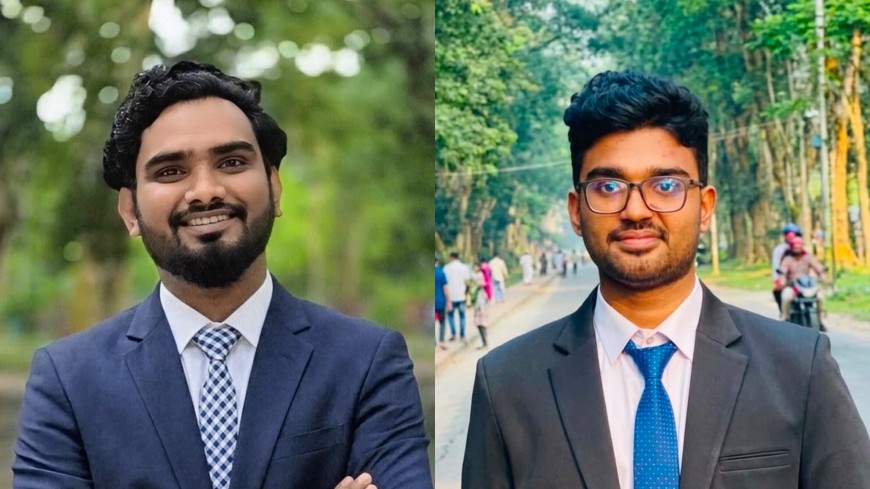হিউম্যান রাইটস ডিফেন্ডার্স সোসাইটি রাবি ইউনিটের সভাপতি আলফাজ, সম্পাদক নাহিদ