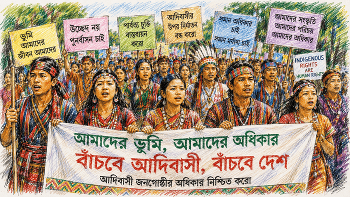 আন্তর্জাতিক আদিবাসী দিবস ২০২৬: ন্যায়বিচার, সমঅধিকার ও জাতিসত্ত্বার স্বীকৃতি চাই